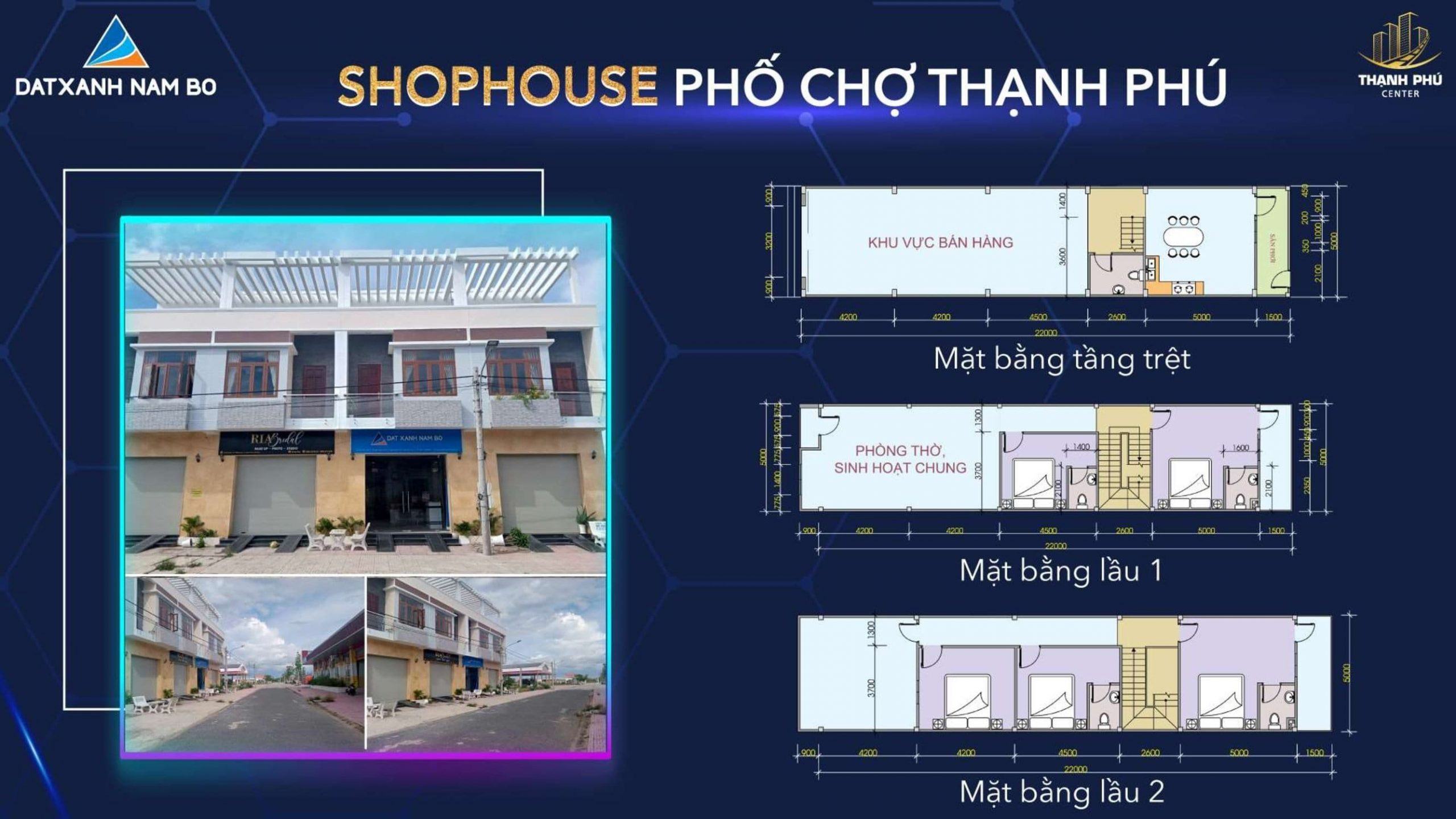 💥SỞ HỮU SHOP HOUSE PHỐ CHỢ THẠNH PHÚ CHỈ TỪ 11.5tr /m2-hãy là người đầu tiền sở hưu SHOPHOUSE tại thị trấn THạnh Phú