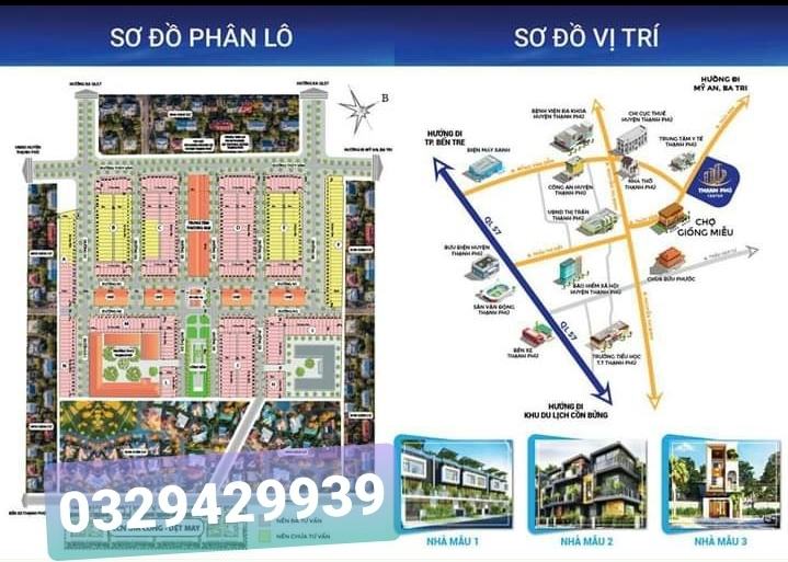 Bán đất 120m² đường dẫn ra KCN Thạnh Phú,