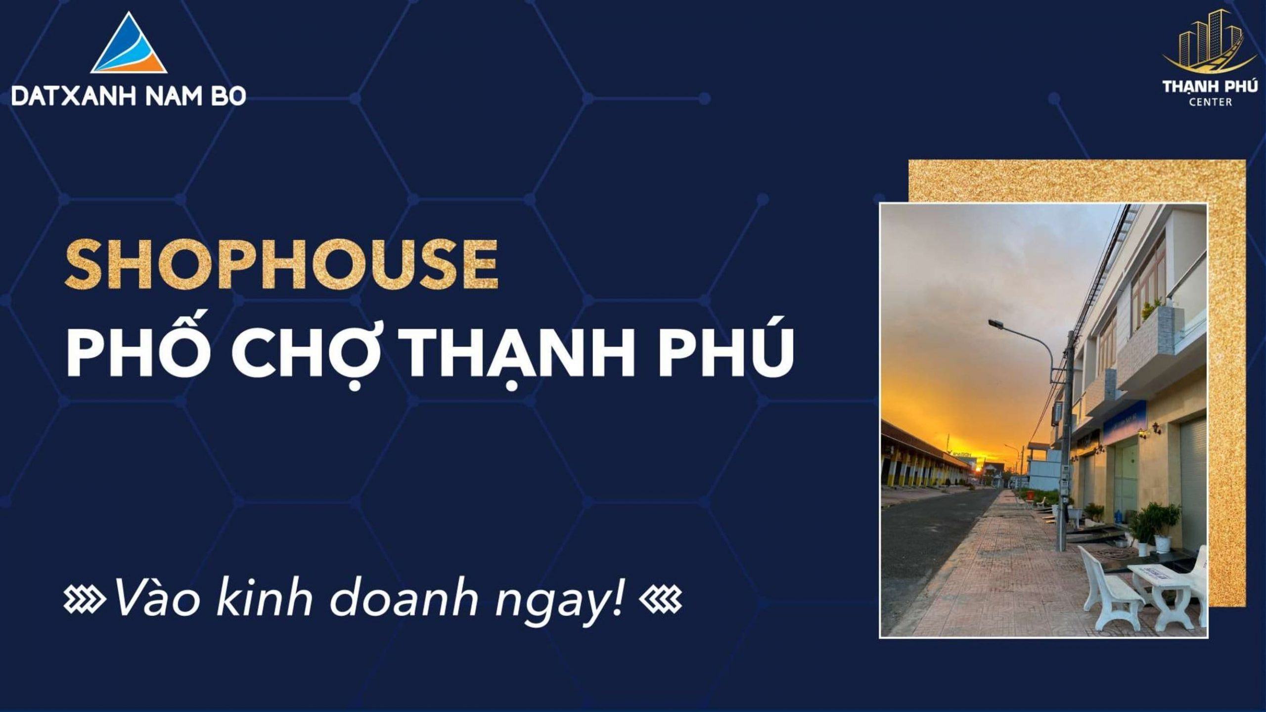 Sở Hữu Ngay Căn Shophouse Tại Phố Chợ Thạnh Phú Với Giá Siêu Ưu Đãi