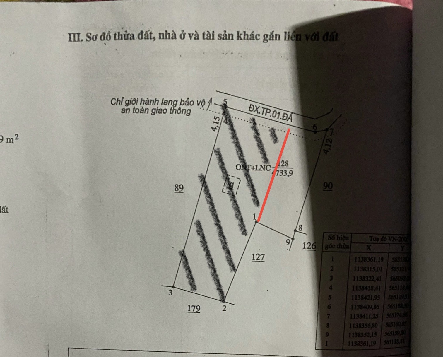 ĐẤT THỔ CƯ MẶT TIỀN LỘ XE 16 CHỖ TAM PHƯỚC GẦN CẦU BAI QUỐC LỘ 60