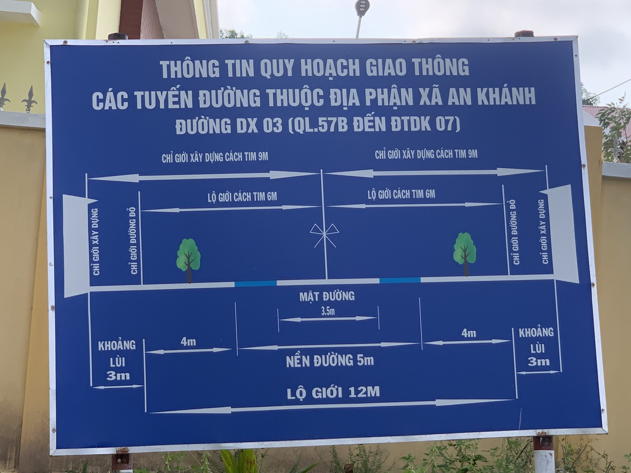 NỀN THỔ CƯ 130M2 GÓC 2 MẶT TIỀN ĐƯỜNG XÃ ĐX03 AN KHÁNH NGAY CỔNG TRƯỜNG HỌC