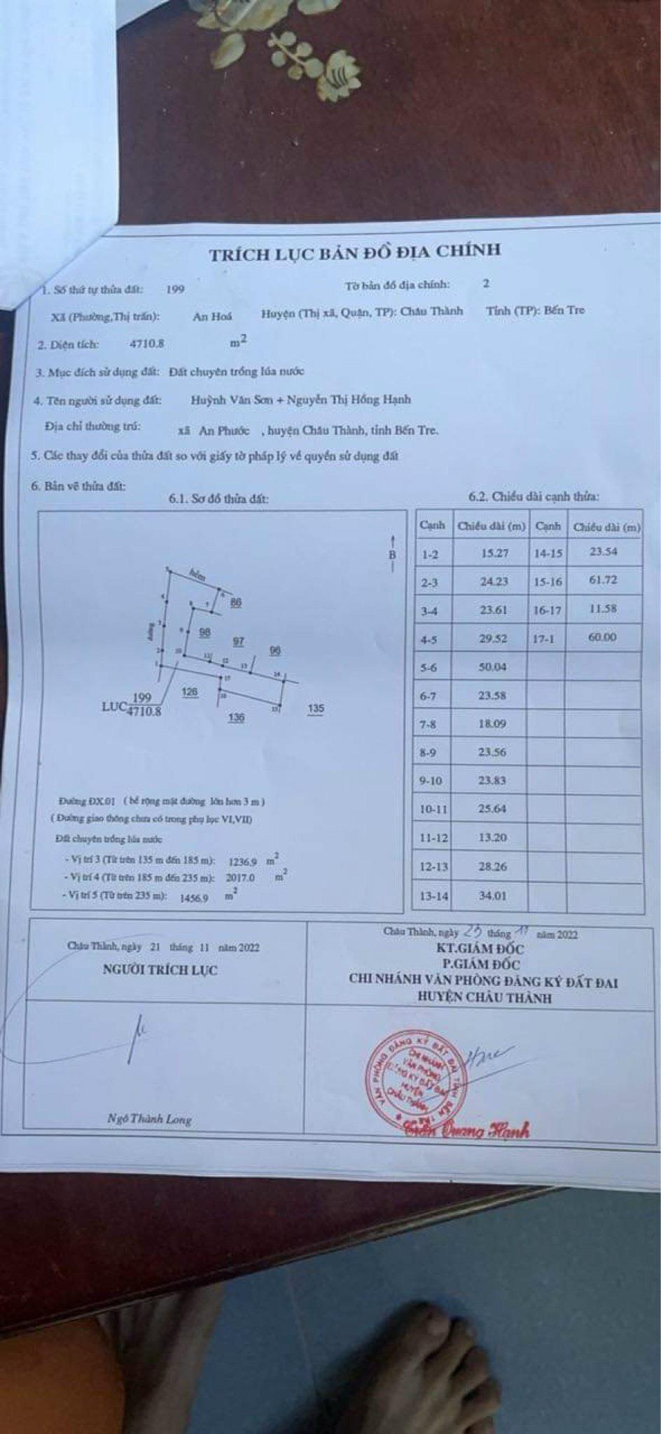 CHÍNH CHỦ Bán 8,8 Công Đất Trồng Dừa, Giá Rẻ Tại An Hóa, Châu Thành, Bến Tre