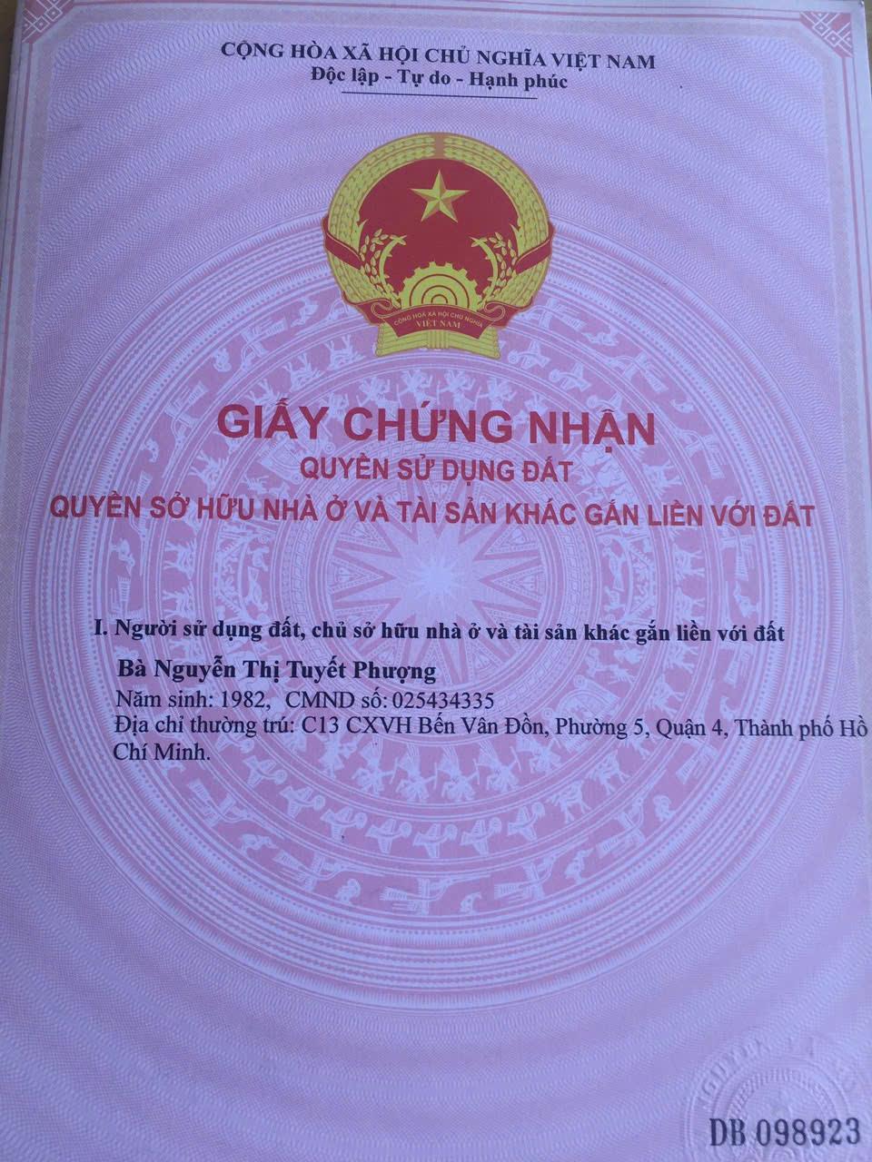 CHÍNH CHỦ Cần Bán Nhanh Lô Đất Nền Vị Trí Tại TP Bến Tre, Tỉnh Bến Tre